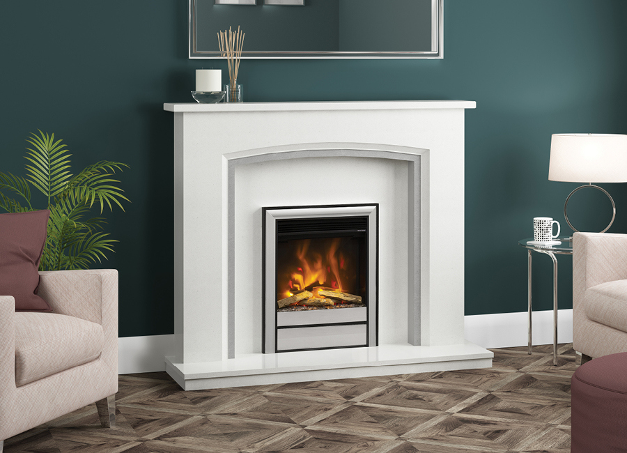 Elgin And Hall Elento White Grey Slip