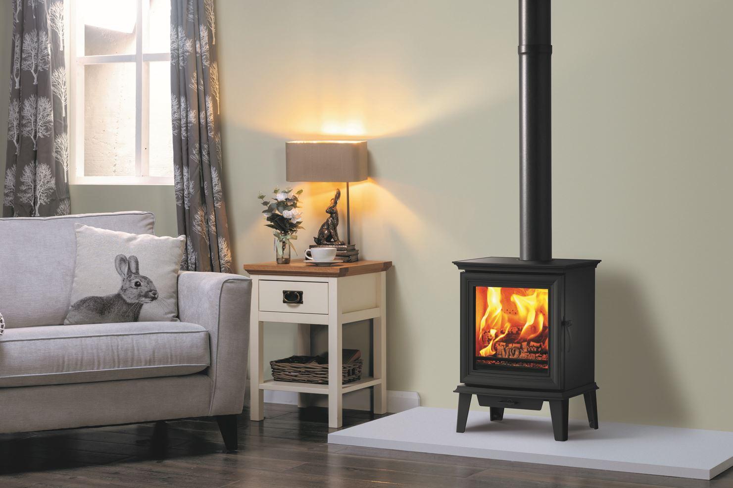 Chesterfield 5 Woodburning Ecodesign Stove With Optional Long Legs