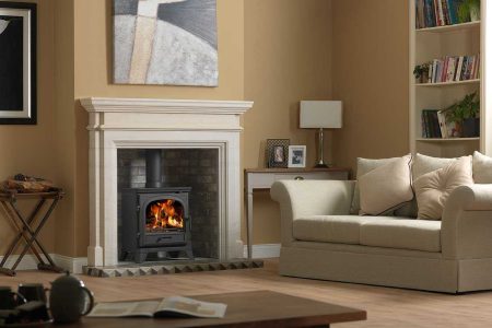 Avebury Teramo Surround Avebury Stove Grey Brick Bond Chamber