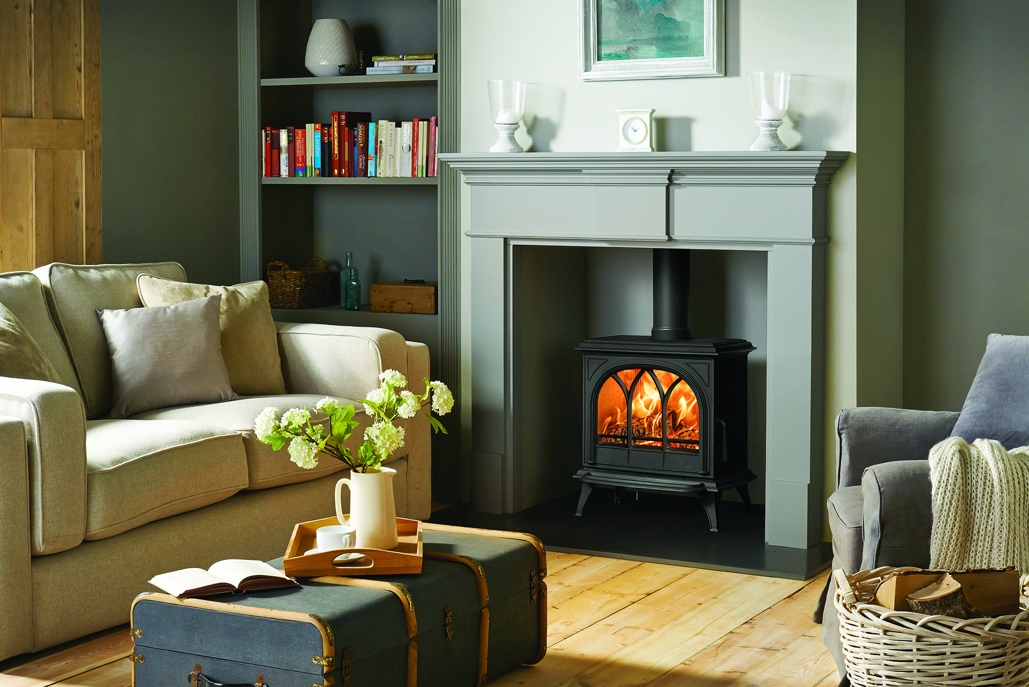 Huntingdon 30 Multi Fuel With Tracery Door