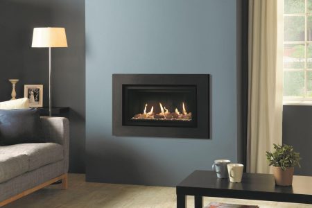 Studio 1 Bf Expression In Graphite With Pebble White Stone Black Reeded Lining