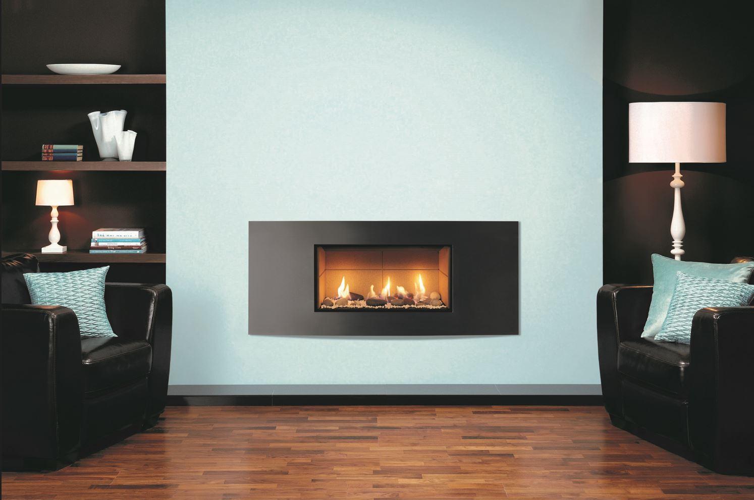 Studio 1 Gas Verve With Pebble And Stone Flame Effect In Vermiculite Lining 2017 Edit